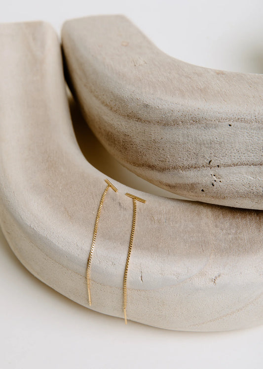 Non-Tarnish Thread Earrings