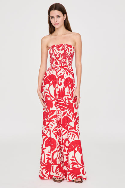 Smocked Jumpsuit