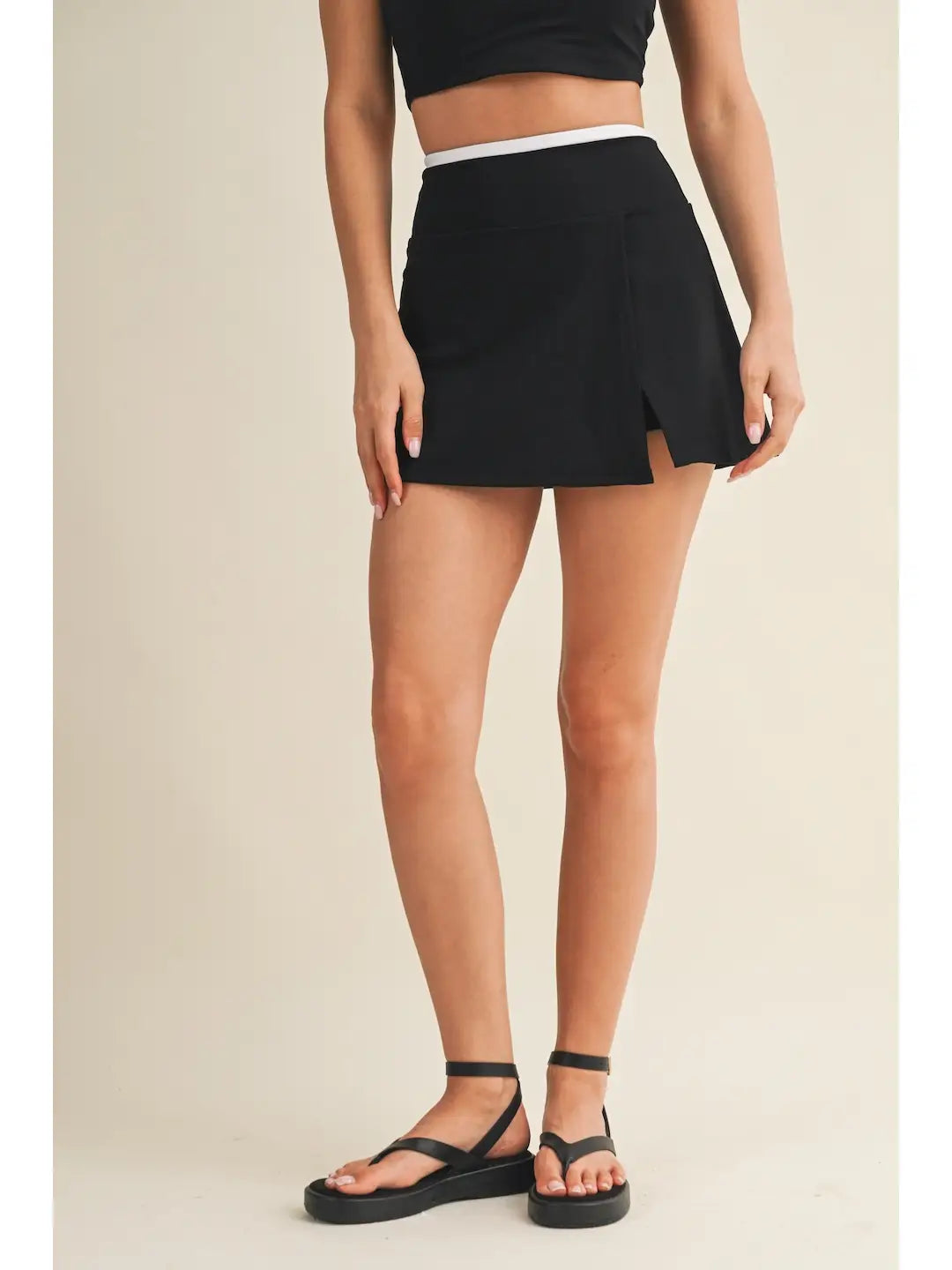 Contrast Binding Skort