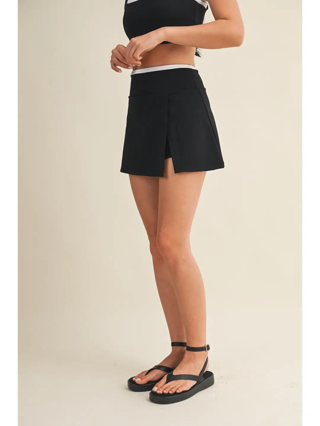 Contrast Binding Skort