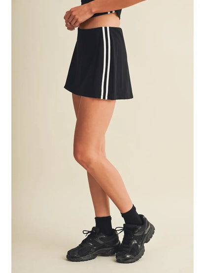 Side Stripe Skort