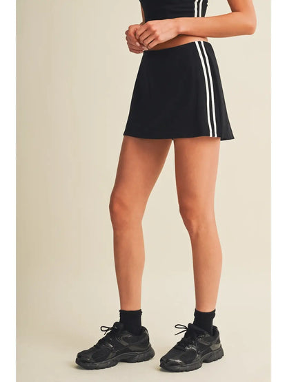 Side Stripe Skort