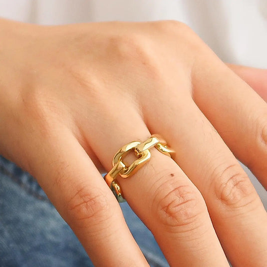 Gold Chain Ring Waterproof Collection