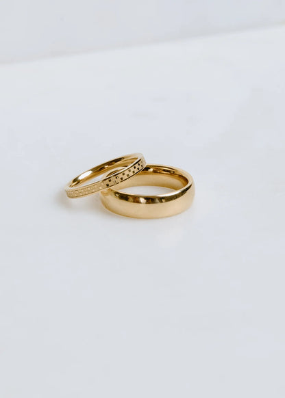 Non-Tarnish Lola Checkered Ring