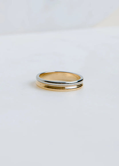 Non-Tarnish Hollin Intermix Ring