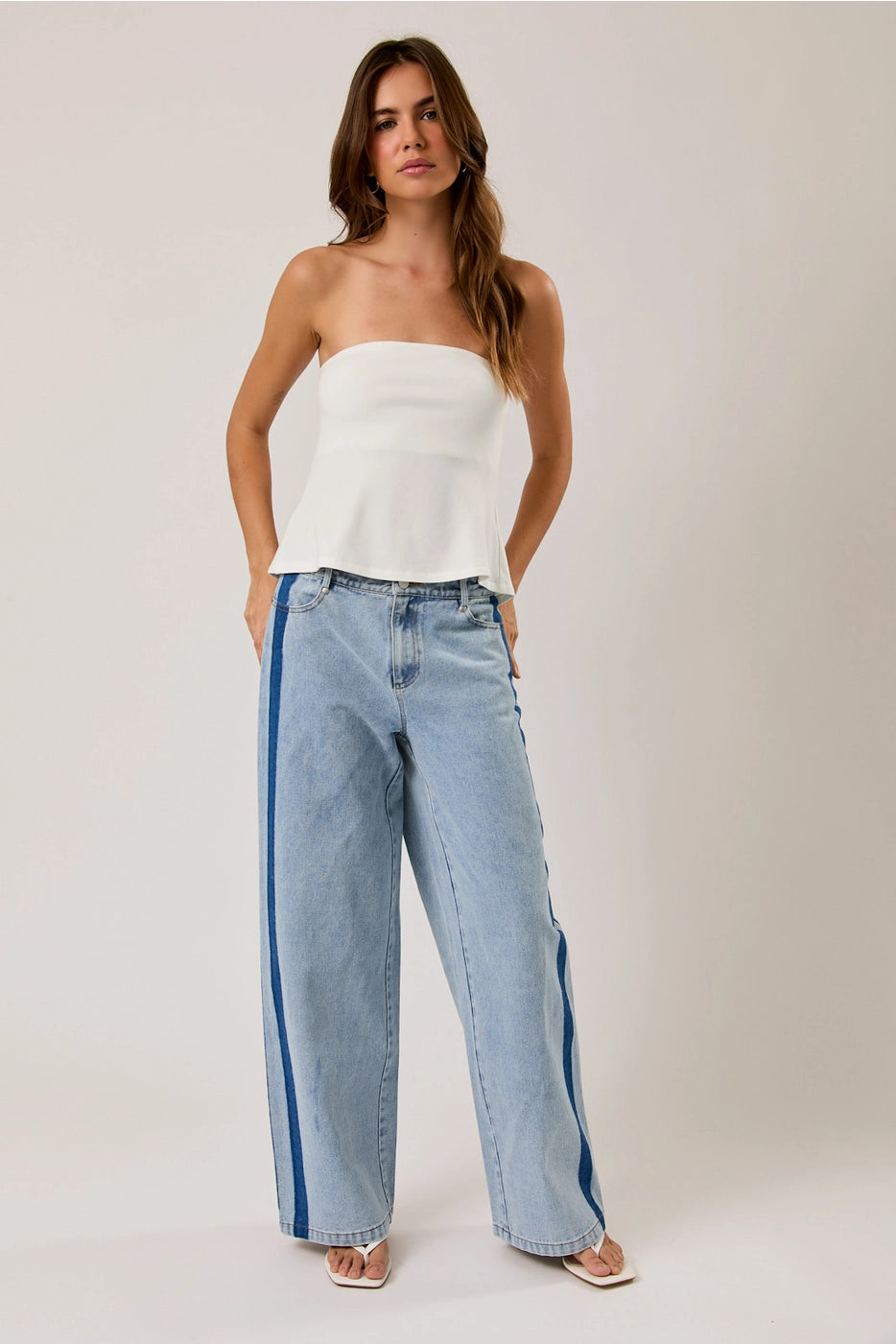 Side Stripe Jeans
