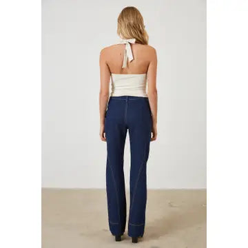 Gold Chain Halter Top