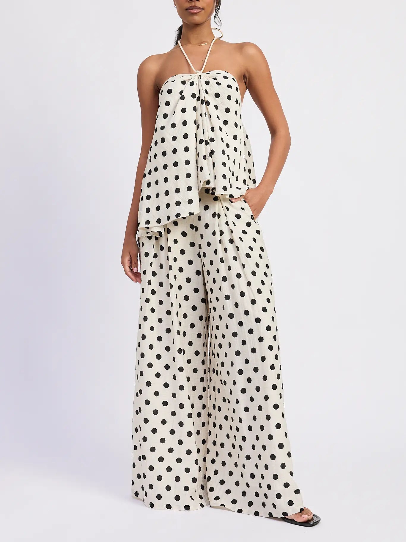 Polka Dot Pant Set
