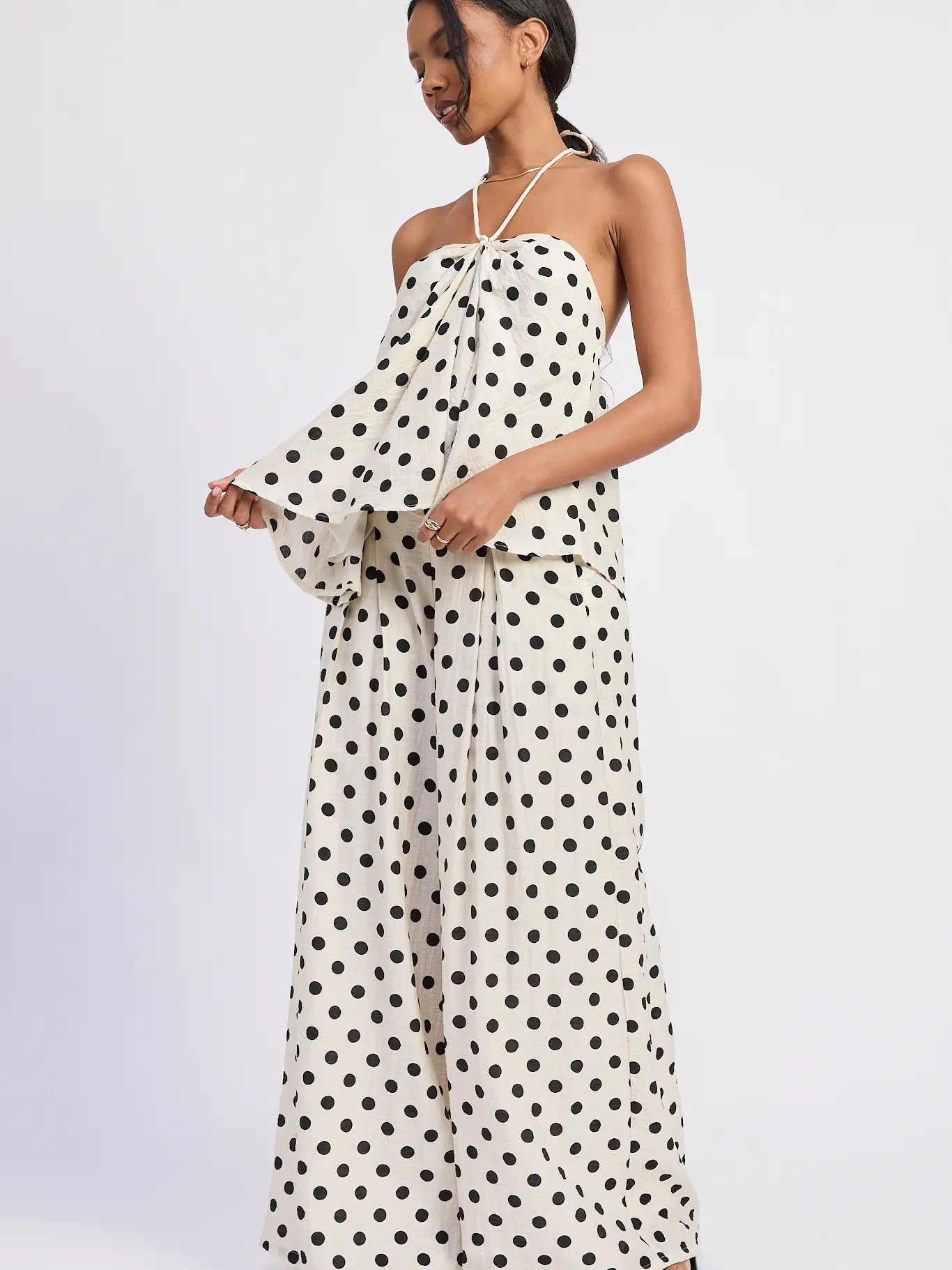 Polka Dot Pant Set