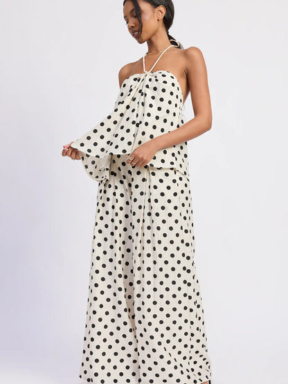 Polka Dot Pant Set