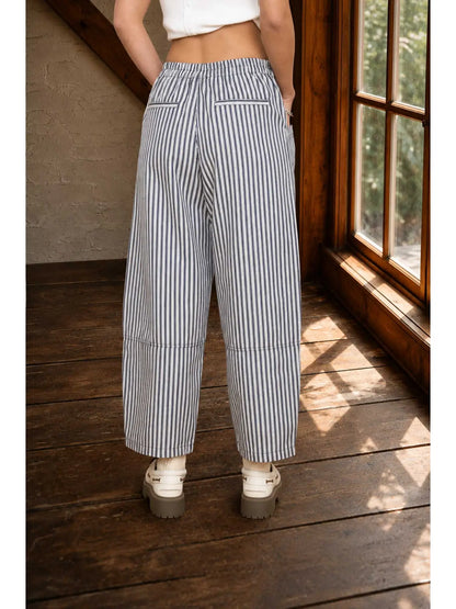 Stripe Wide Leg Pants