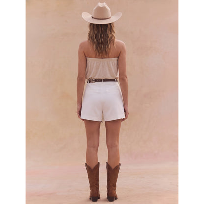 Shorts With Scarf Belt