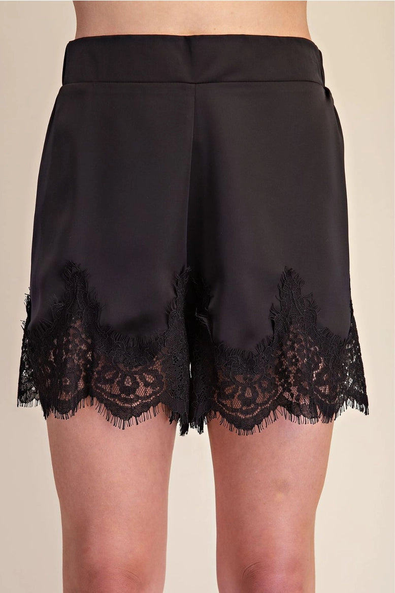 Lace Trim Shorts
