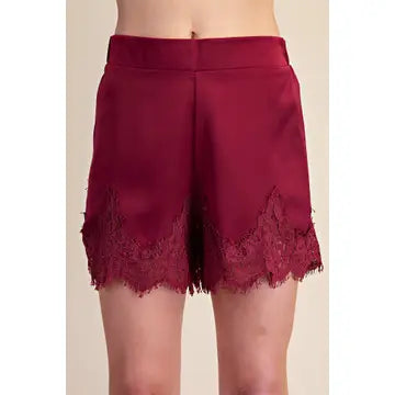 Lace Trim Shorts