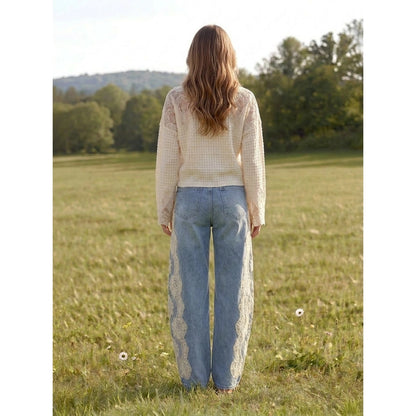 Lace Detailed Jeans