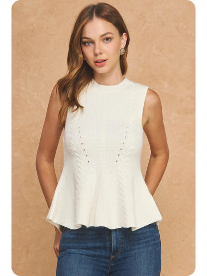 Peplum Sweater Top
