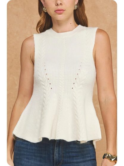 Peplum Sweater Top