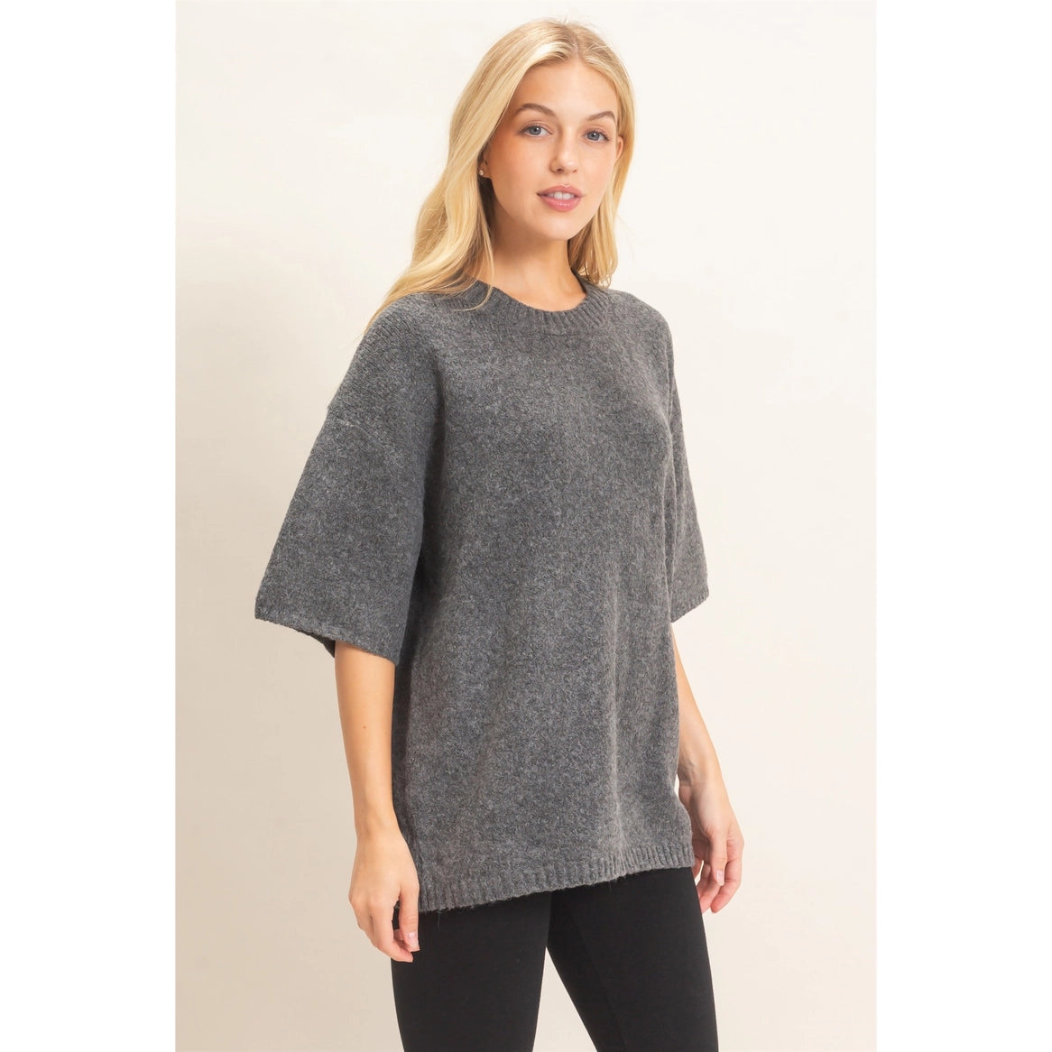 Oversized Drop Shoulder Sweater