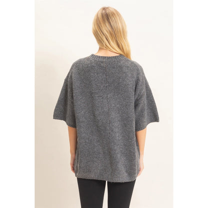 Oversized Drop Shoulder Sweater