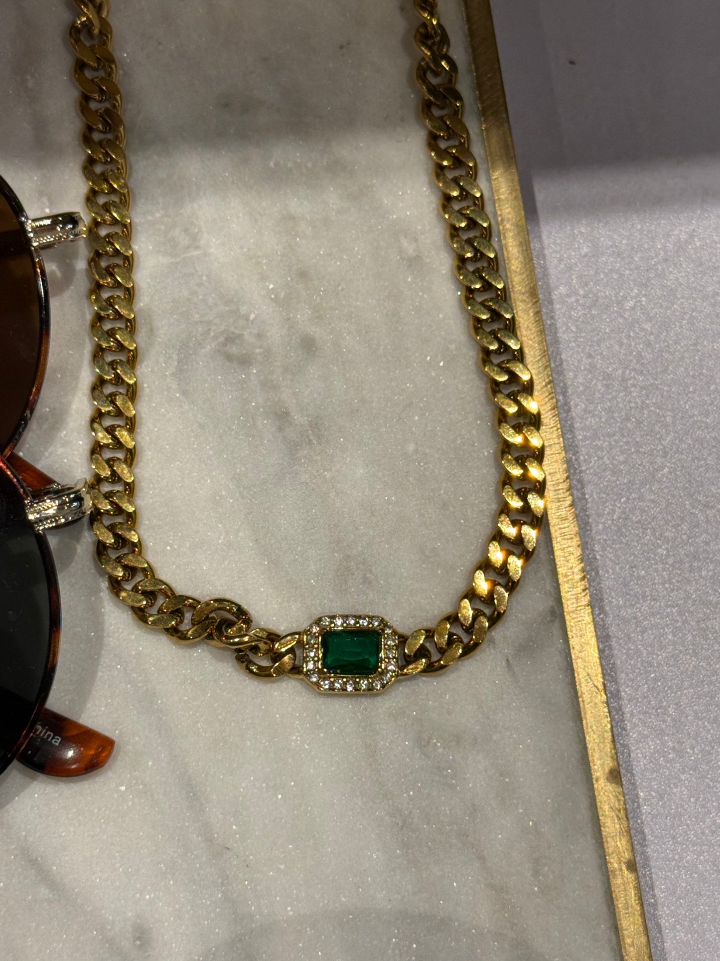 Cushion Cut Necklace