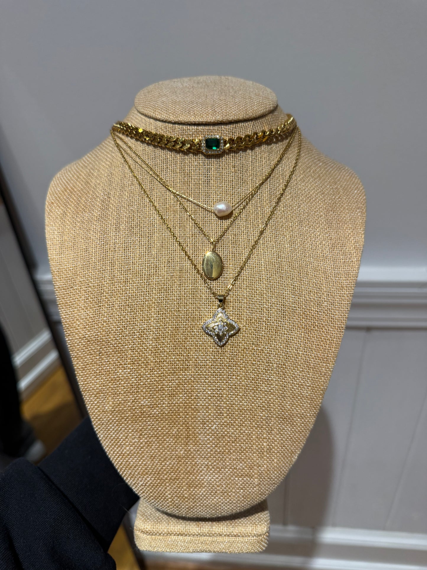 Cushion Cut Necklace