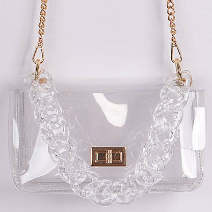 Clear Bag W/ Chain