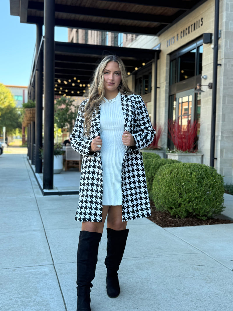 Houndstooth Coat