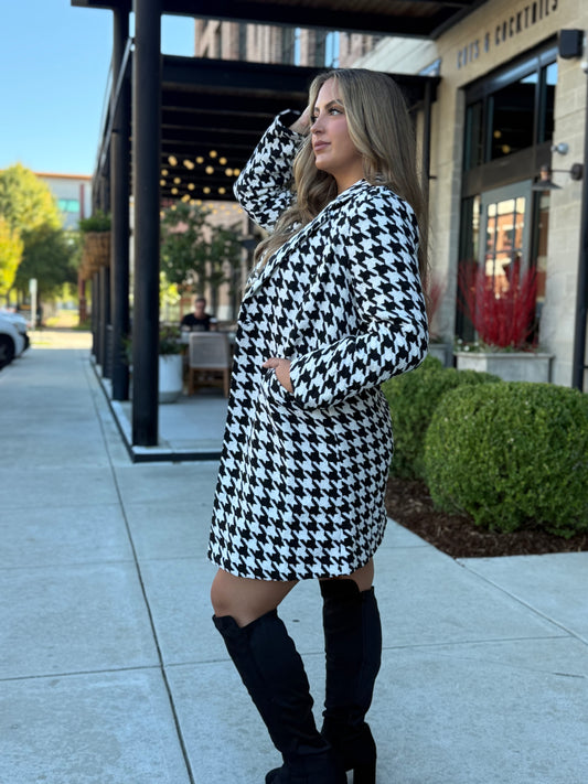 Houndstooth Coat