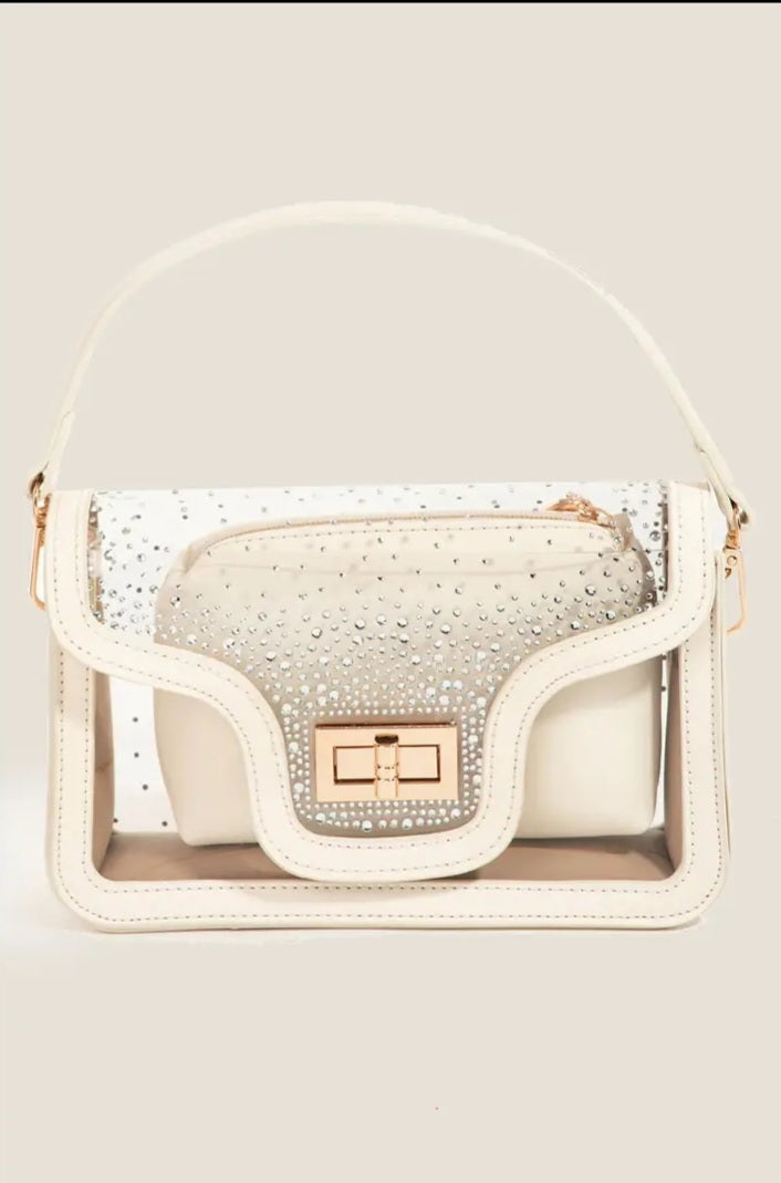 Studded Clear Bag