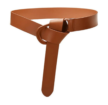 Faux Leather Horseshoe Belt