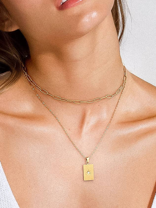 Non-Tarnish Layered Astro Chain