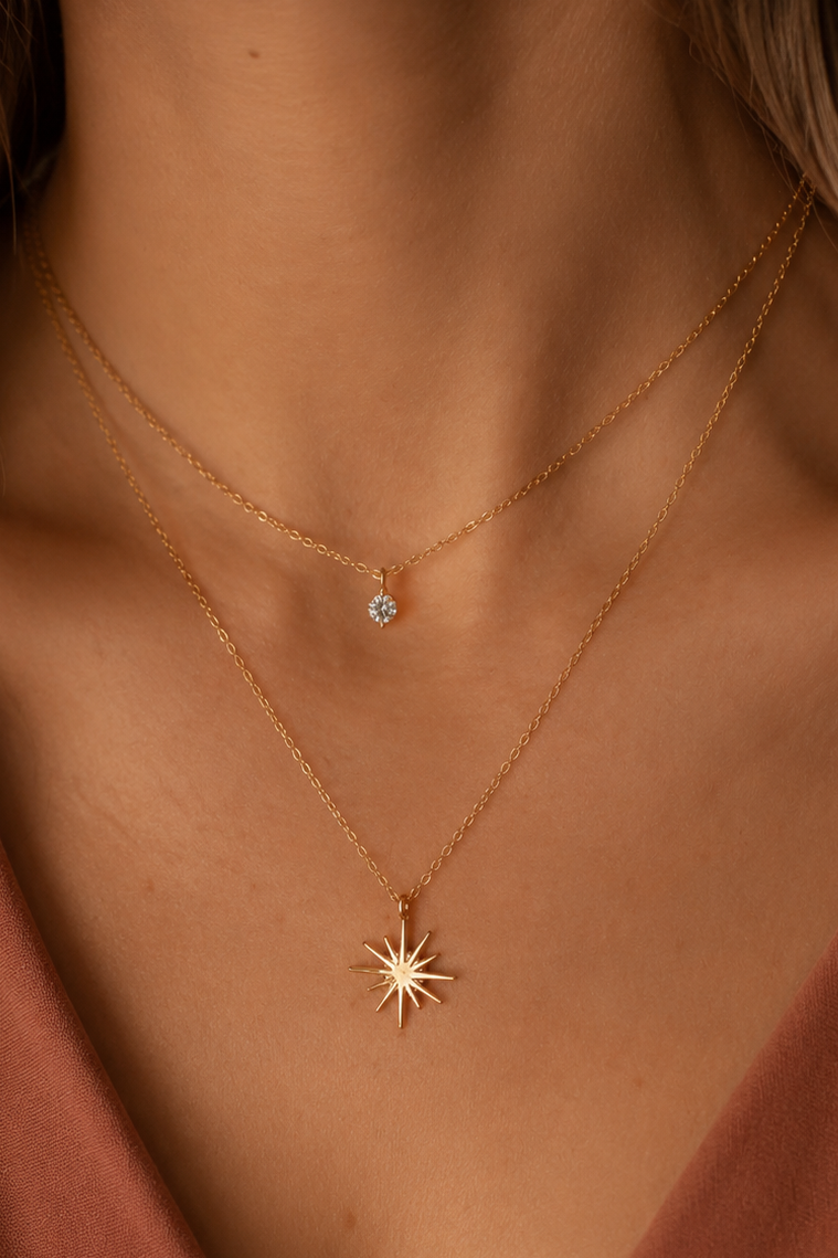 Non Tarnish Star Necklace