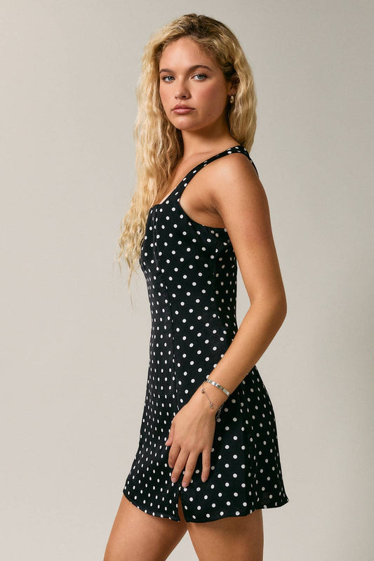 Polka Dot Mini Dress