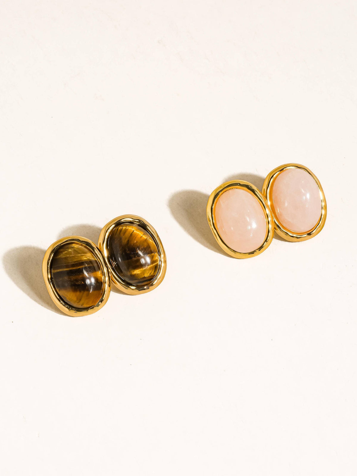 Non Tarnish Vintage Stone Earring