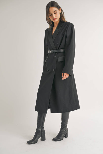 Tuxedo Trench Coat