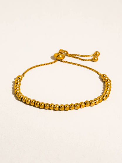Liliane 18K Gold Non-Tarnish Beaded Bracelet