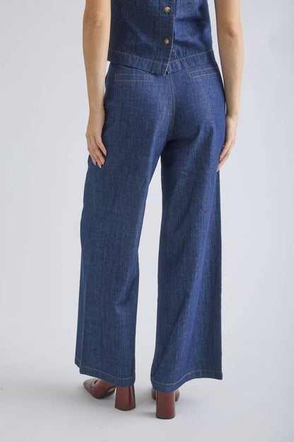 Pleated Wide Leg Pants