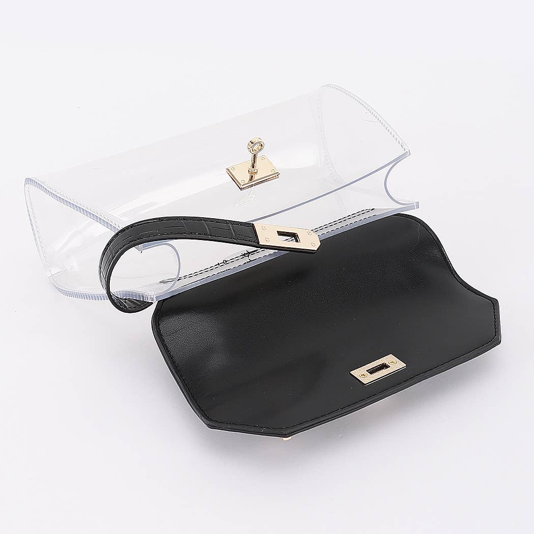 Transparent Top Handle Bag