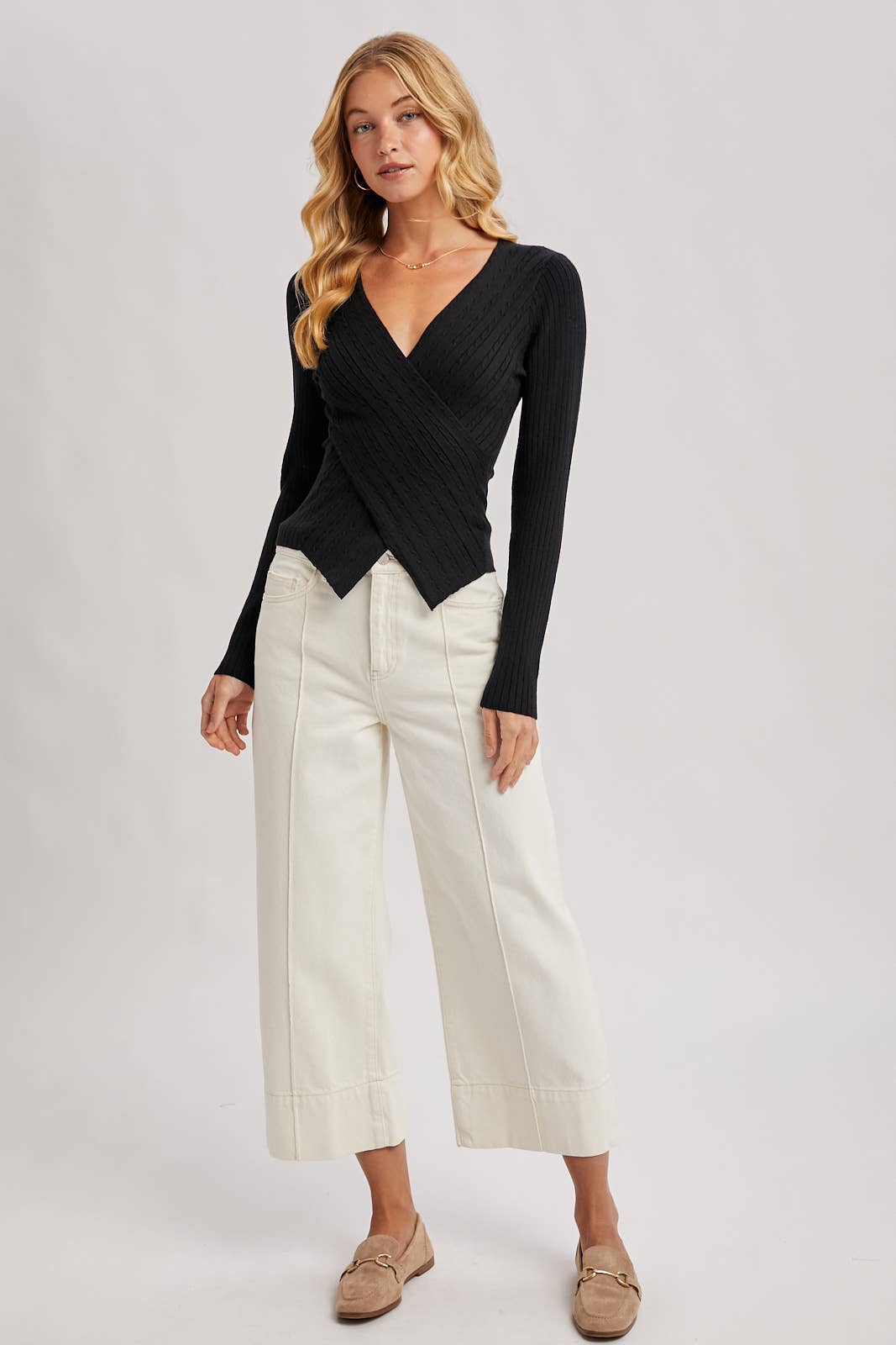 Wrap Knit Top