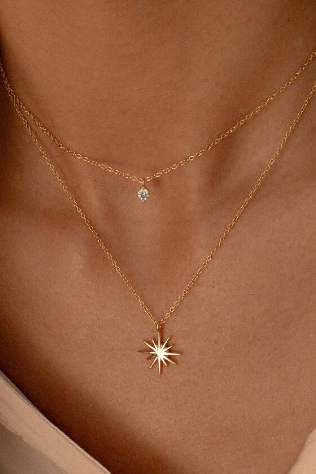 Non Tarnish Star Necklace