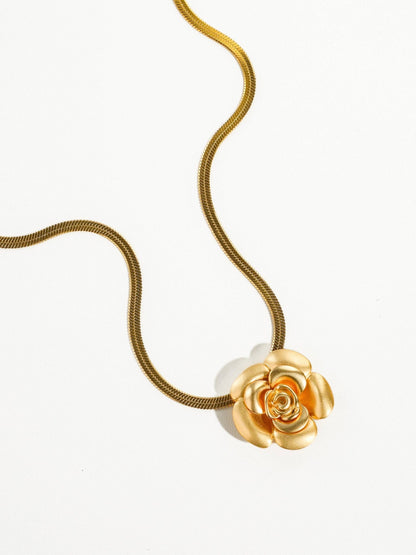 WR Vintage Camellia Necklace