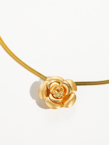 WR Vintage Camellia Necklace
