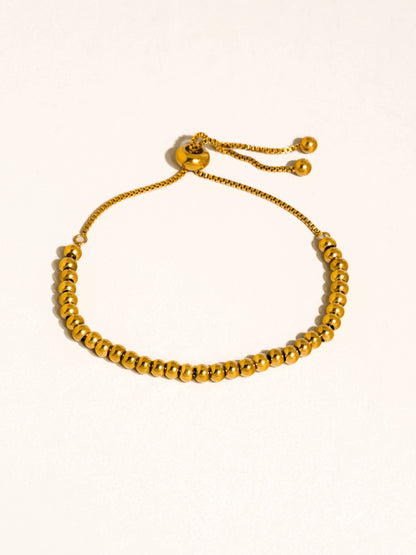 Liliane 18K Gold Non-Tarnish Beaded Bracelet