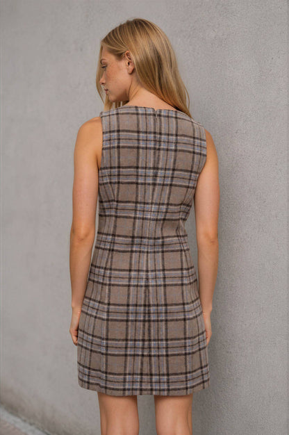 Plaid Mini Dress