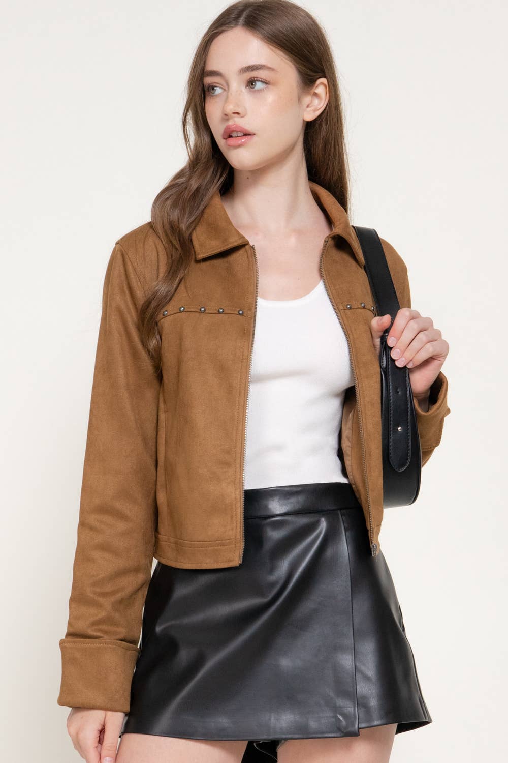 Stud Suede Jacket