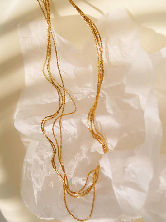 Non-Tarnish Layered Chain Necklace