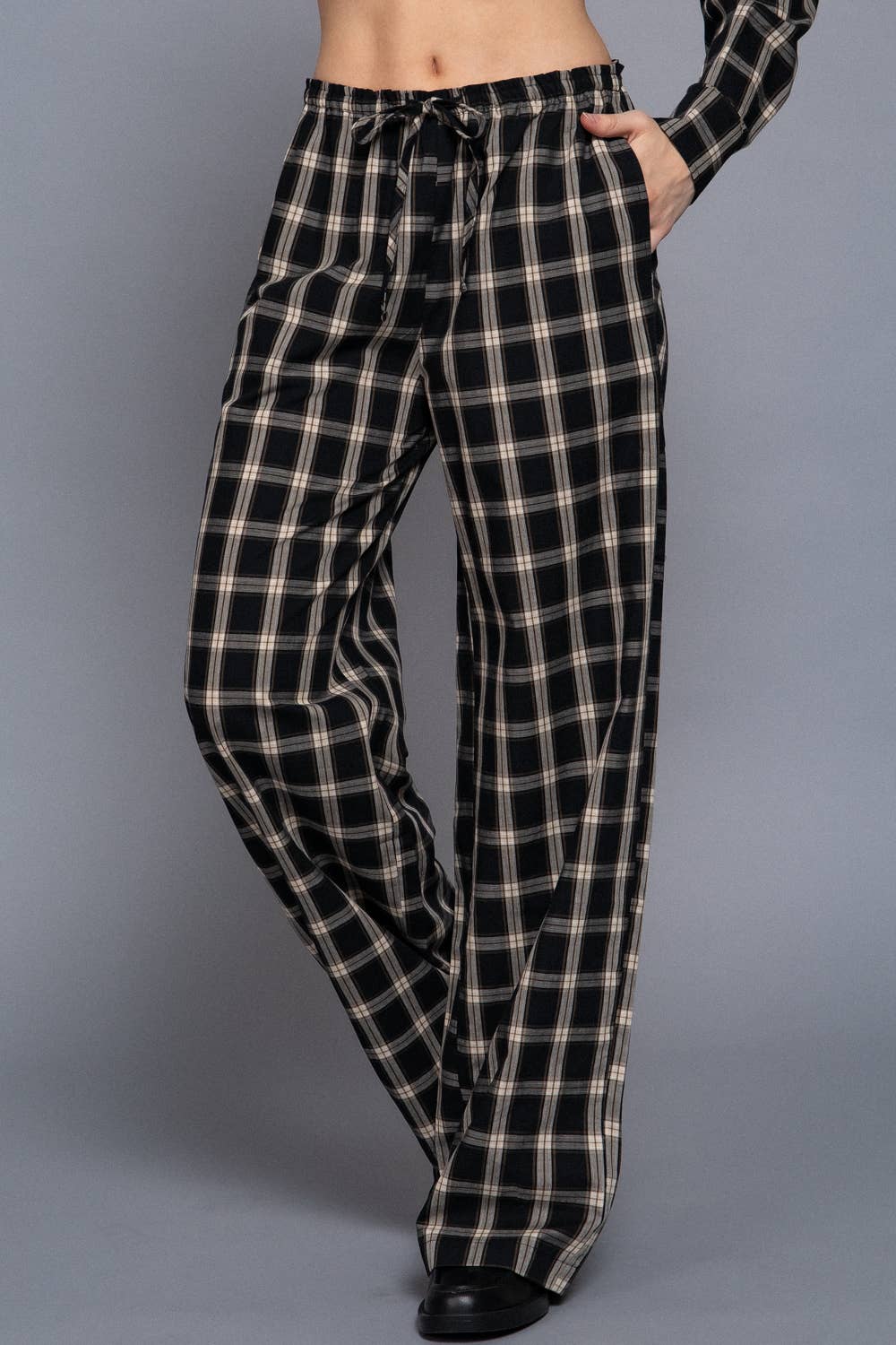 Plaid Pant Set