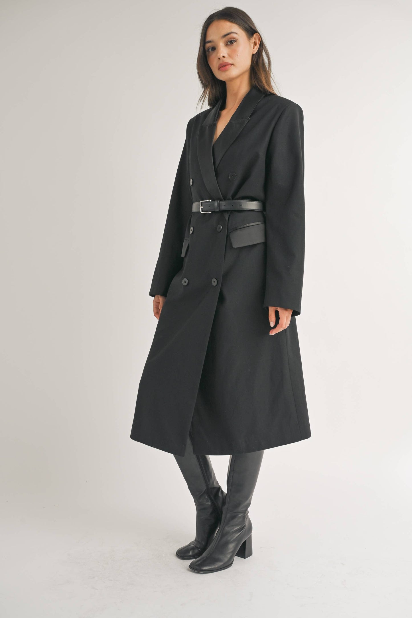 Tuxedo Trench Coat