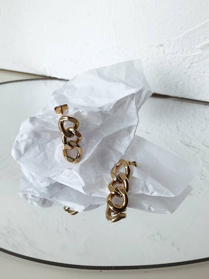 Non-Tarnish Chain Link Earrings