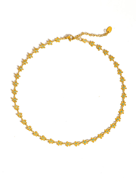 Non-Tarnish Daisy Choker